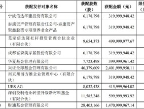 年内诺德财通等7家公募基金斥资超33亿元参与定增|界面新闻 · 快讯